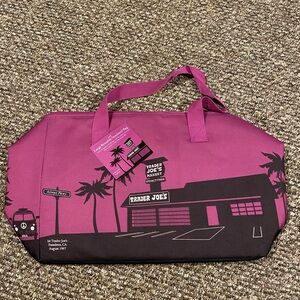 Trader Joe's Purple large insulated cooler bag